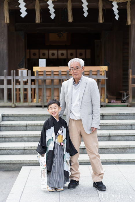 お三の宮日枝神社での七五三出張撮影