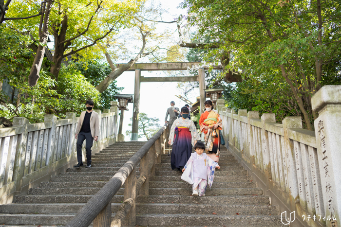 伊勢山皇大神宮での成人と中学卒業のお祝いの出張撮影