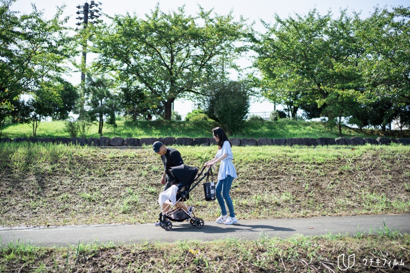 小松川公園への1歳の記念出張撮影