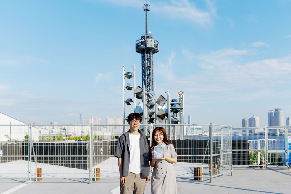 晴海埠頭でのロケーション撮影