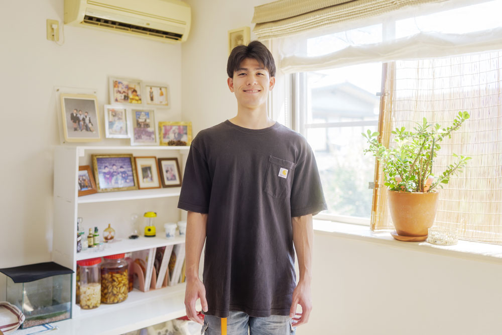 新郎実家での記念撮影