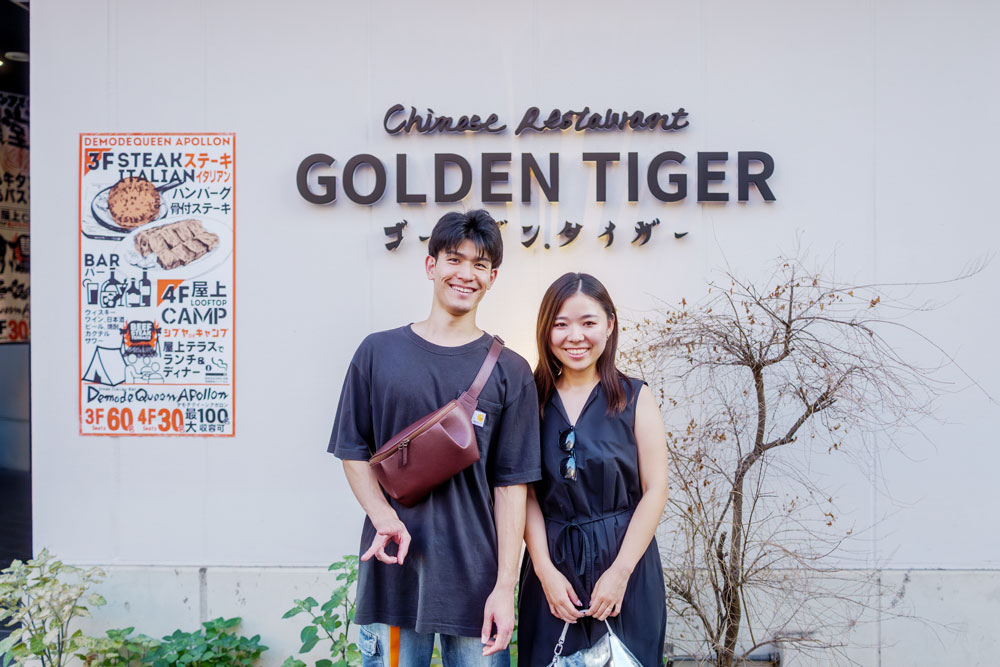 渋谷の餃子屋でのプロフィールムービー撮影